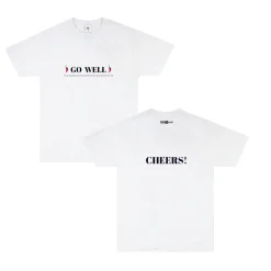 Tailenders 'Go Well' Tee - Black / White