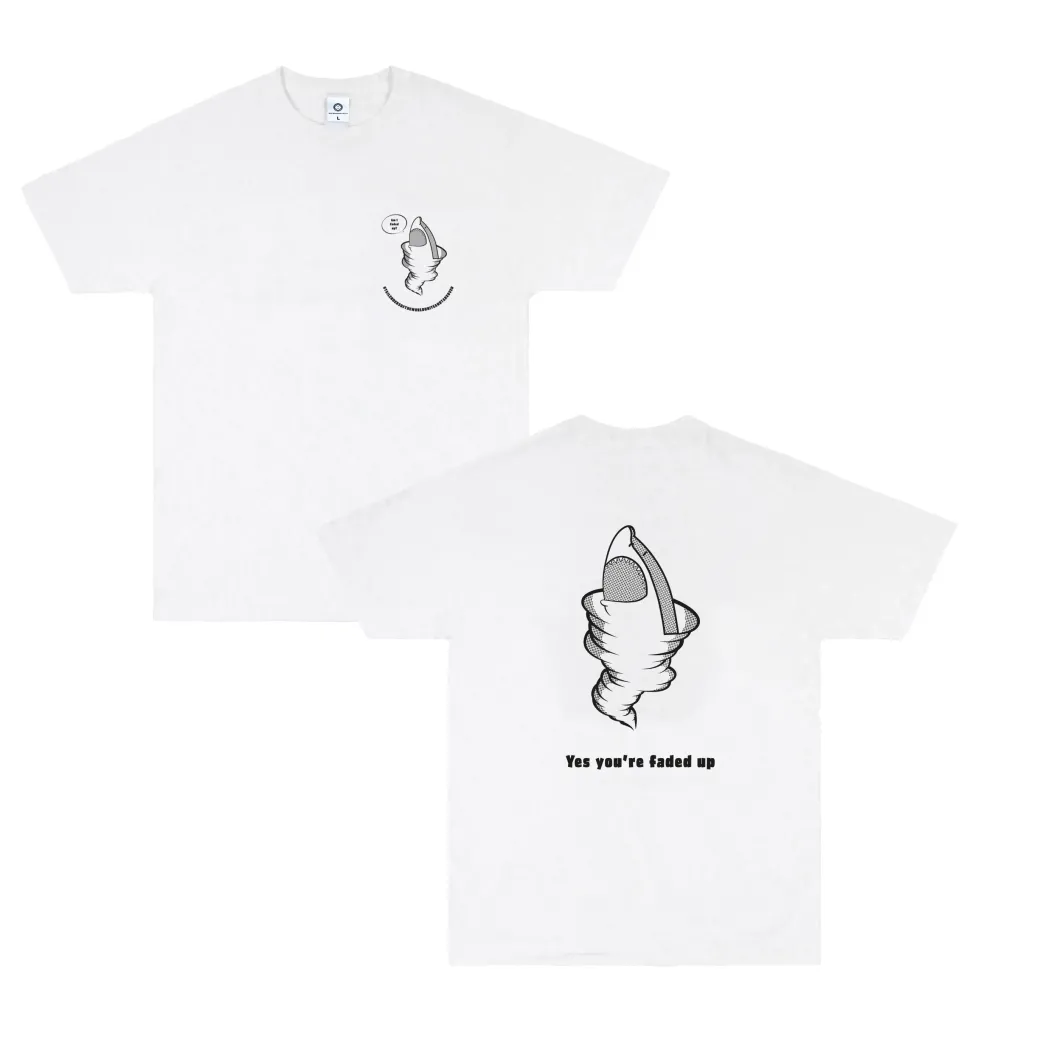Tailenders 'Sharknado' Tee - White