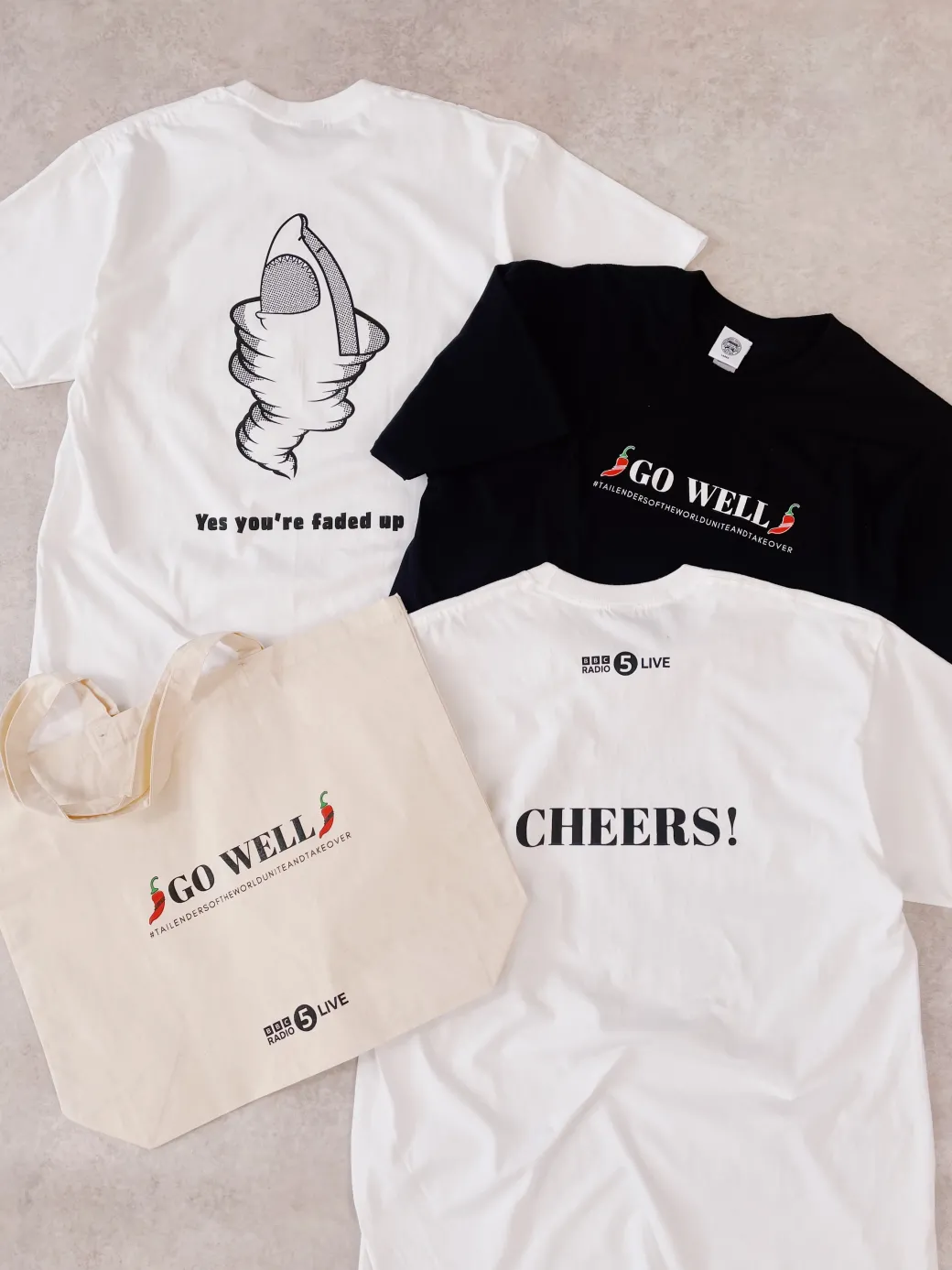 Tailenders 'Sharknado' Tee - White