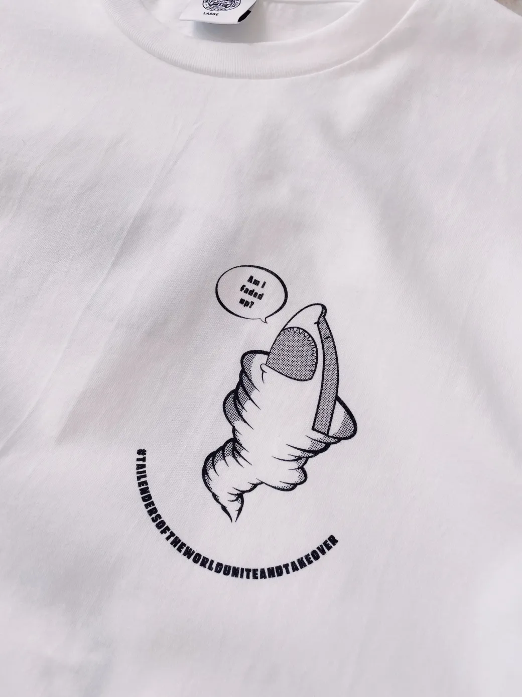 Tailenders 'Sharknado' Tee - White