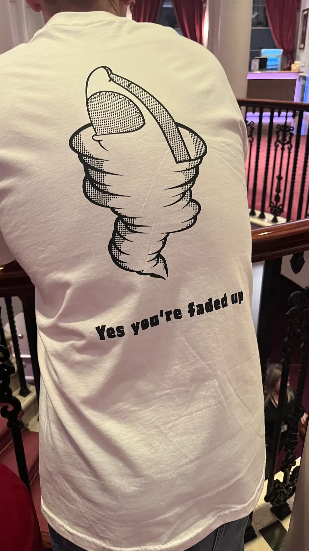 Tailenders 'Sharknado' Tee - White
