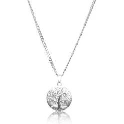 Tree of Life Pendant Necklace - Silver / Gold