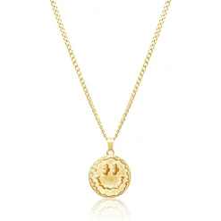 Trippy Pendant Necklace - Silver / Gold