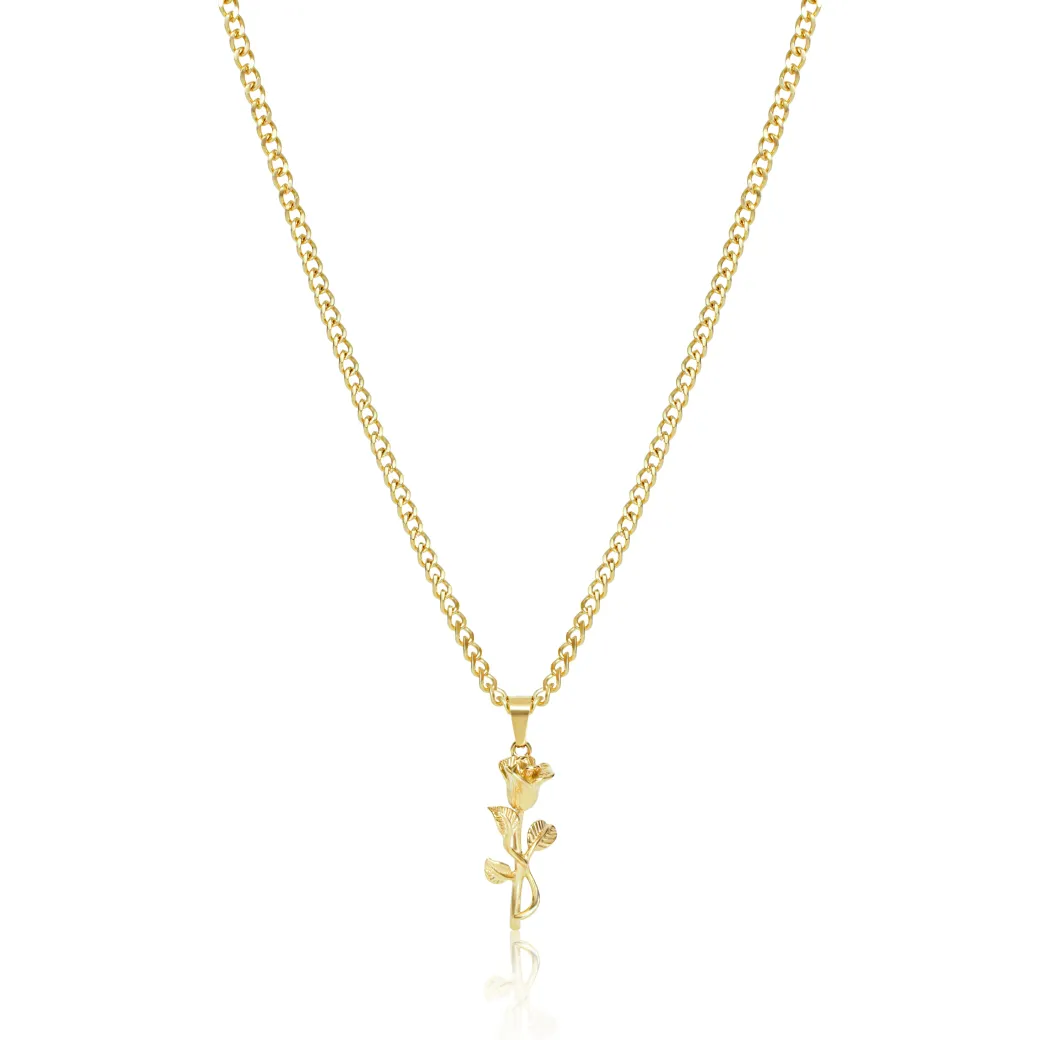 Valentine Pendant Necklace - Silver / Gold