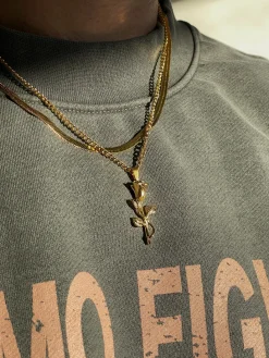 Valentine Pendant Necklace - Silver / Gold