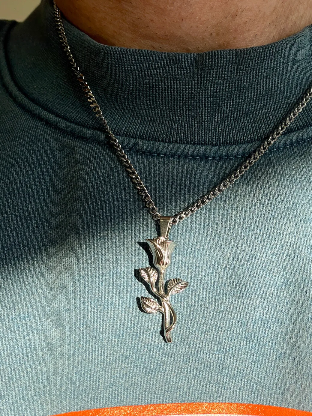 Valentine Pendant Necklace - Silver / Gold