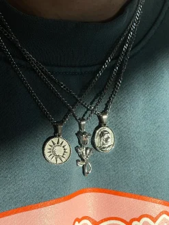 Valentine Pendant Necklace - Silver / Gold