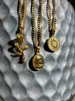Valentine Pendant Necklace - Silver / Gold