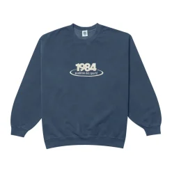 Vice 84 '1984 Disc' Embroidered Sweater - Vintage Washed Navy
