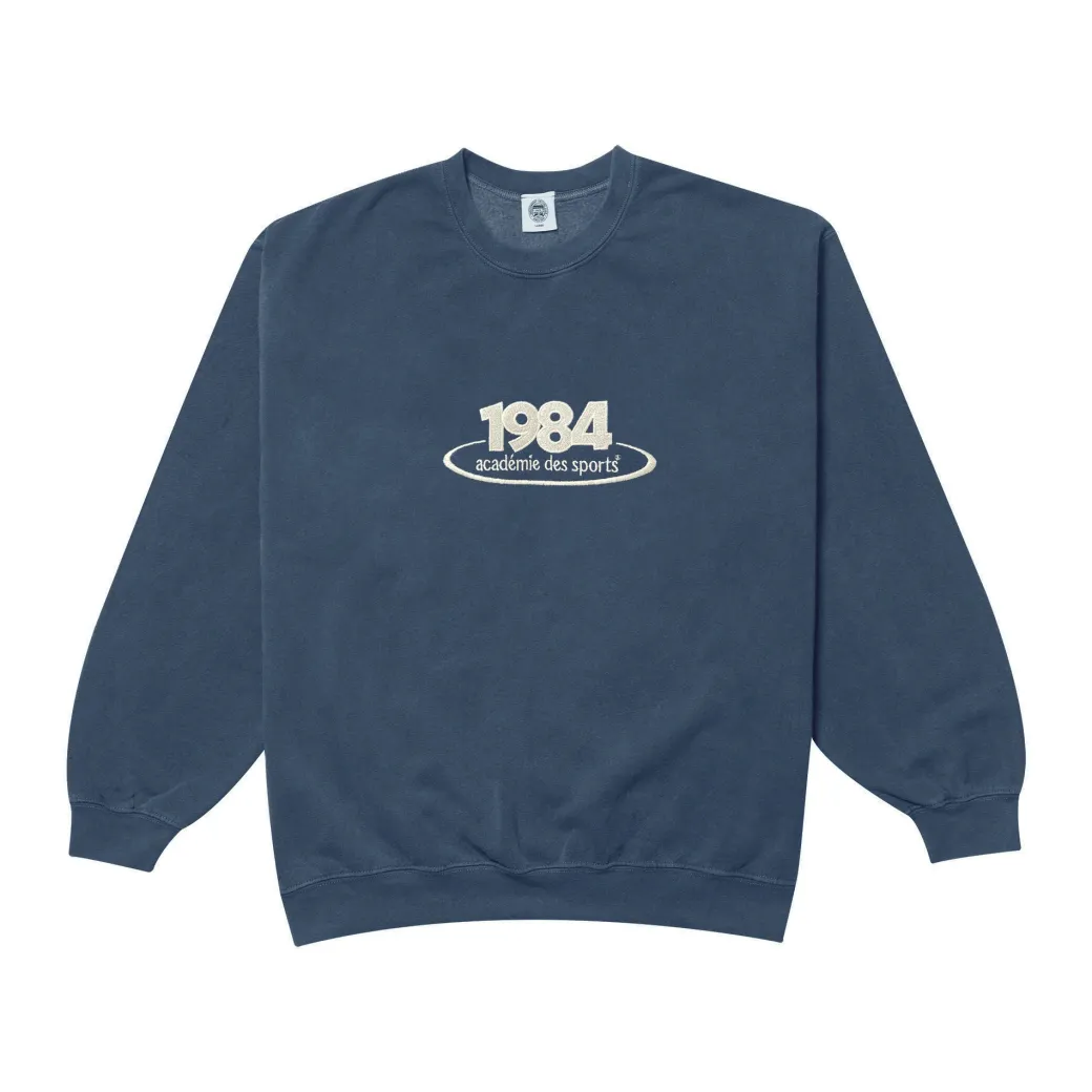 Vice 84 '1984 Disc' Embroidered Sweater - Vintage Washed Navy