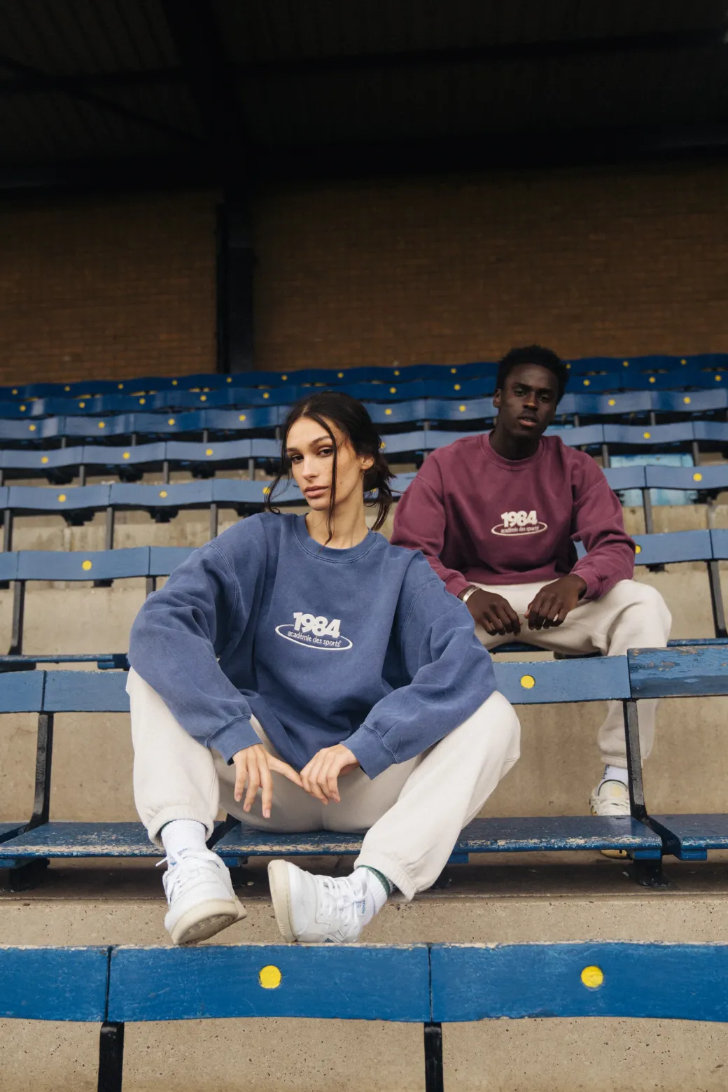 Vice 84 '1984 Disc' Embroidered Sweater - Vintage Washed Navy