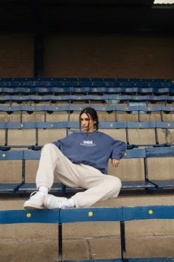 Vice 84 '1984 Disc' Embroidered Sweater - Vintage Washed Navy
