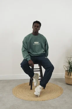 Vice 84 '1984 Disc' Embroidered Sweater - Vintage Washed Pine