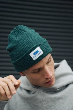 Vice 84 '1984' Ribbed Beanie - Jade Green