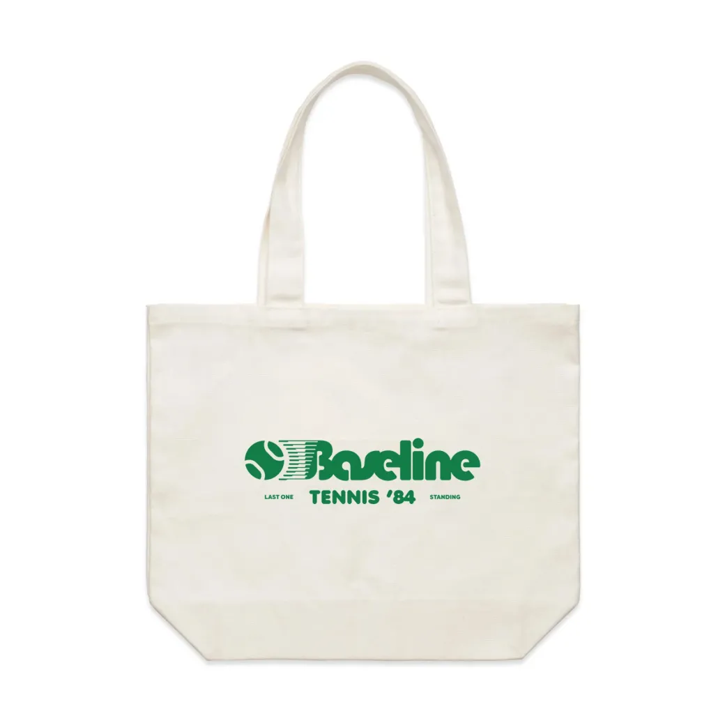 Vice 84 *10 Years Of* 'Baseline' Large Gym Tote Bag - Ecru