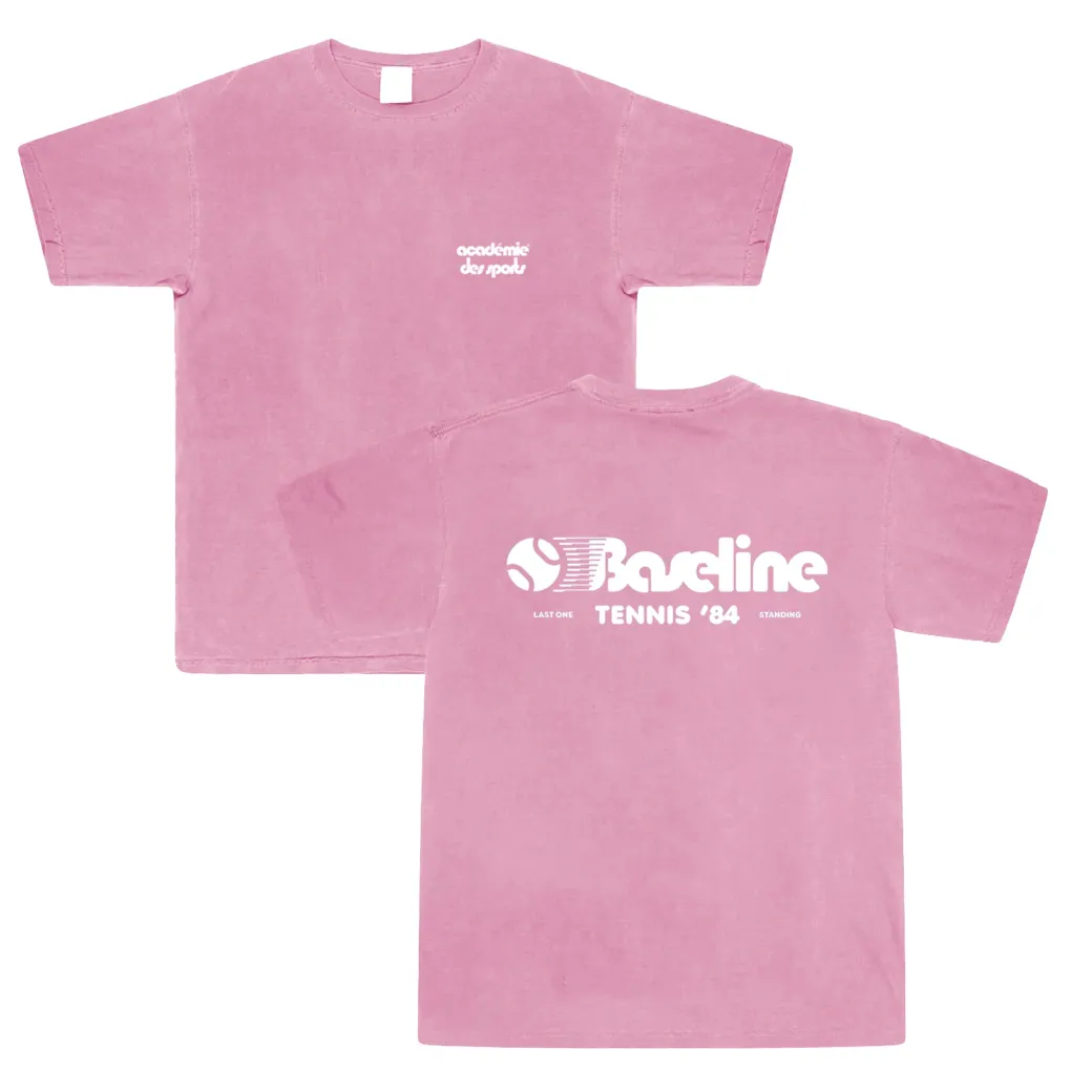 Vice 84 *10 Years Of* 'Baseline' Tee - Vintage Washed Pink