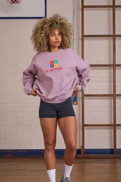 Vice 84 *10 Years Of* 'Sea Shapes' Sweater - Vintage Washed Mauve