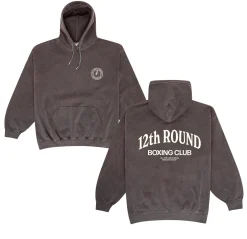 Vice 84 *10 Years Of* '12th Round' Hoodie - Vintage Washed Brown