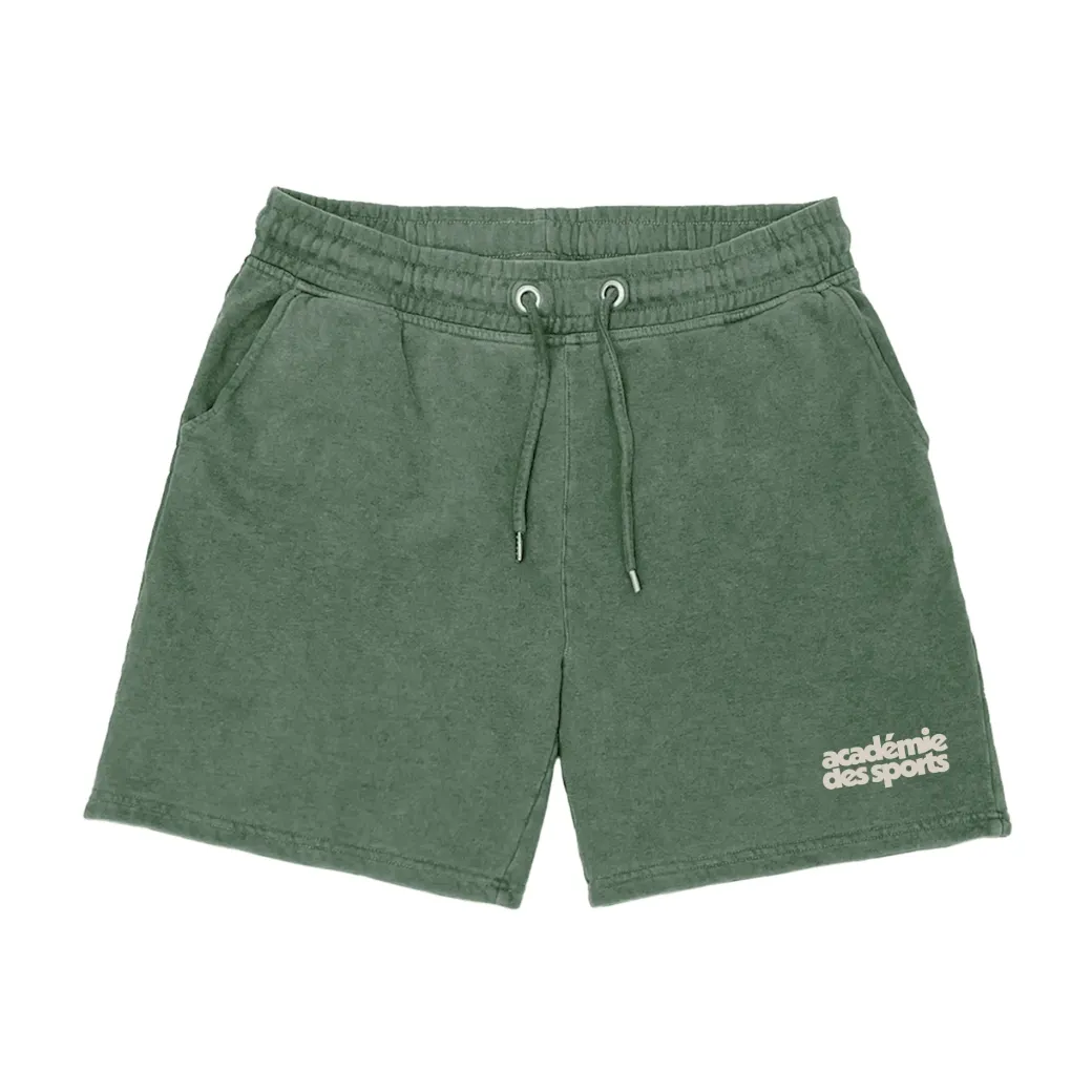 Vice 84 'Académie des Sports' Vintage Washed Shorts - Khaki