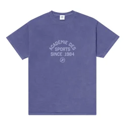Vice 84 'Académie Des Sports' Vintage Washed Tee - Violet