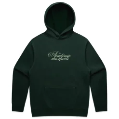 Vice 84 'Académie Des Sports Script' Hoodie - Pine