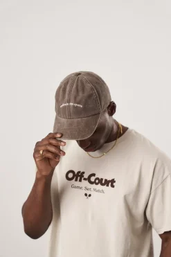 Vice 84 'Académie des Sports' Washed Cap - Brown