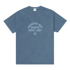 Vice 84 'Académie Des Sports' Vintage Washed Tee - Denim