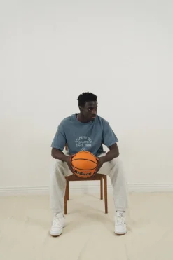 Vice 84 'Académie Des Sports' Vintage Washed Tee - Denim