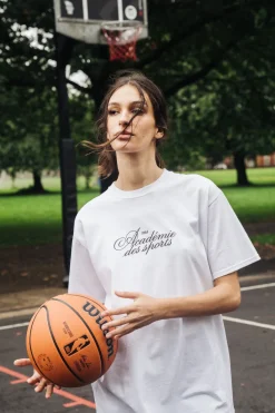 Vice 84 'Académie Des Sports Script' Tee - White