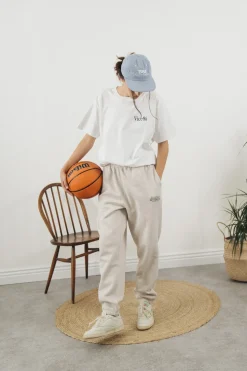 Vice 84 'Académie Des Sports Script' Joggers - Bone