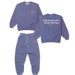 Vice 84 'Always Moving' Sweater & Jogger Set - Vintage Washed Violet