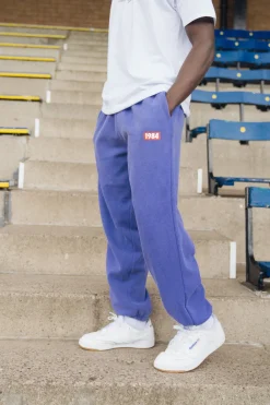Vice 84 'Always Moving' Vintage Washed Joggers - Violet