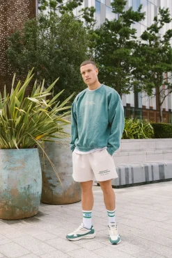 Vice 84 'Athletics' Jogger Shorts - Bone