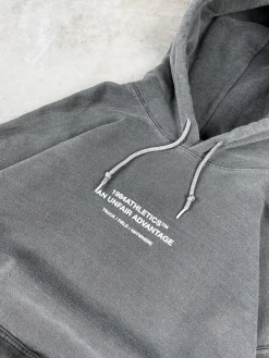 Vice 84 'Athletics' Vintage Washed Hoodie - Black