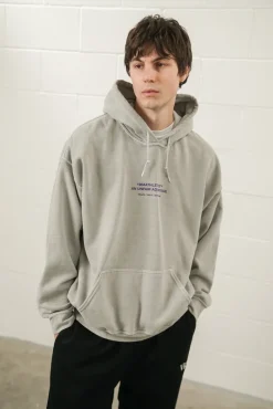 Vice 84 'Athletics' Vintage Washed Hoodie - Ash