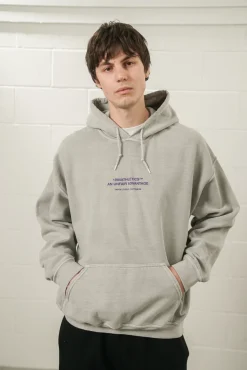 Vice 84 'Athletics' Vintage Washed Hoodie - Ash
