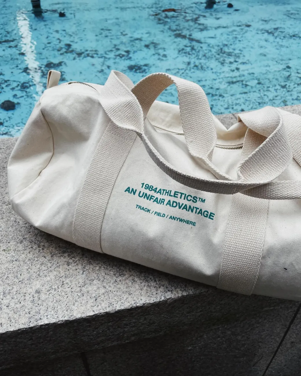 Vice 84 'Athletics' Vintage Washed Sweater & Gym Bag