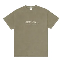 Vice 84 'Athletics' Vintage Washed Tee - Army Green