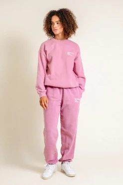 Vice 84 'Baseline' Joggers - Vintage Washed Rose Pink