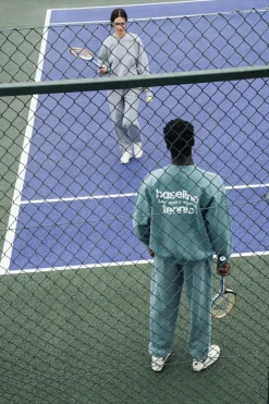 Vice 84 'Baseline' Sweater & Jogger Set - Vintage Washed Green