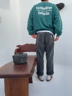 Vice 84 'Baseline' Sweater - Vintage Washed Green