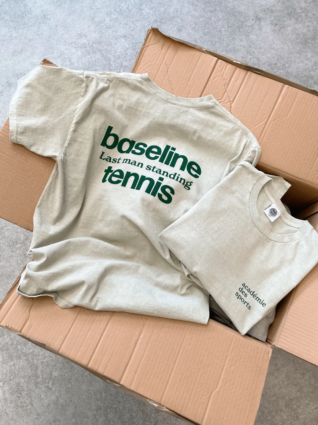 Vice 84 'Baseline' Tee - Vintage Washed Stone