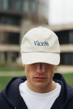 Vice 84 'Classic' Cap - Washed Cream