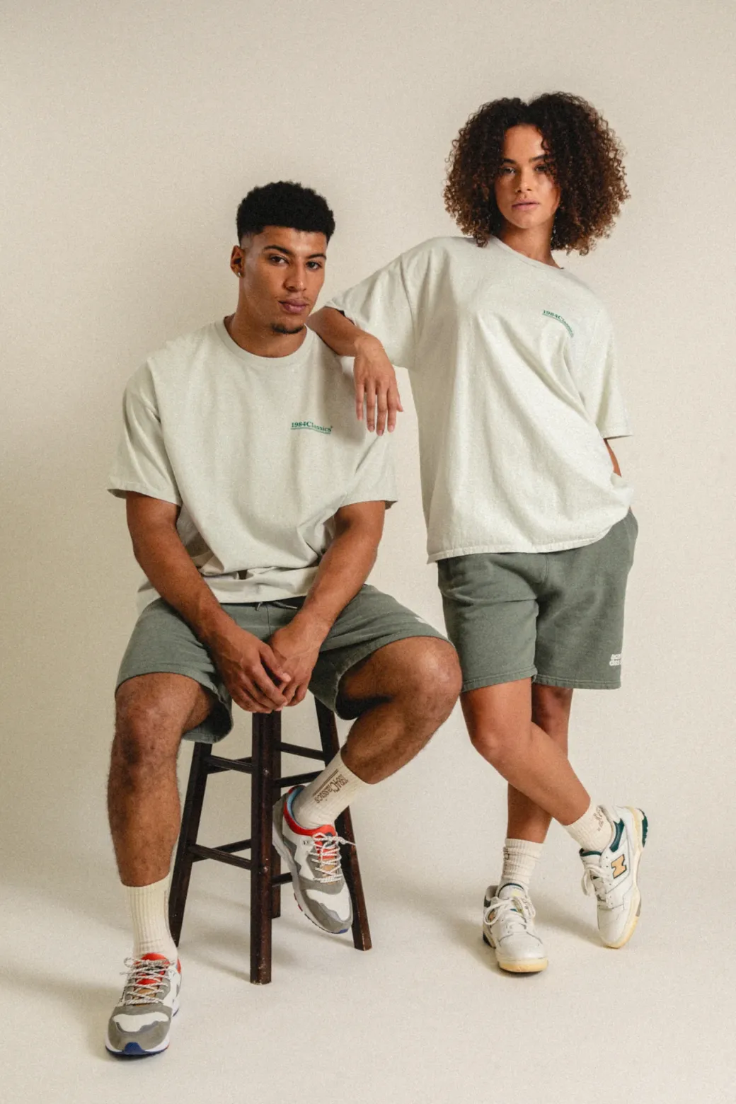 Vice 84 'Classics' Vintage Washed Tee - Cream