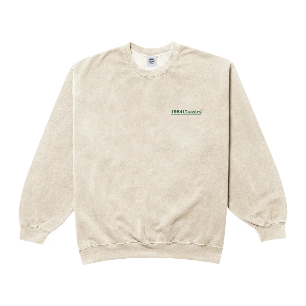 Vice 84 'Classics' Vintage Washed Sweater - Cream