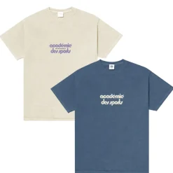 Vice 84 'Club Académie' Vintage Washed Tee Twinpack - Cream/Navy