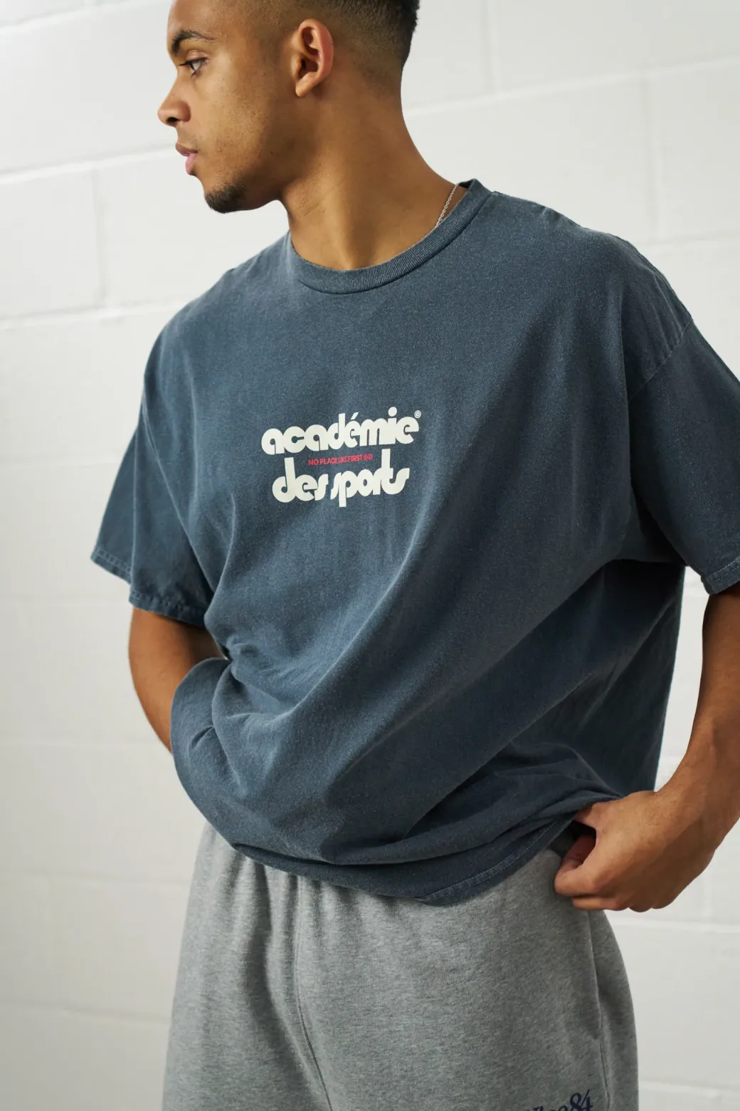 Vice 84 'Club Académie' Vintage Washed Tee Twinpack - Cream/Navy