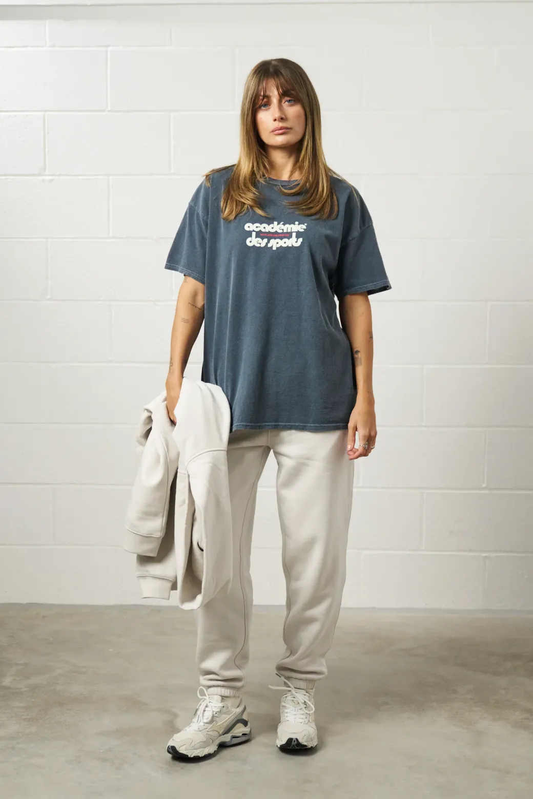 Vice 84 'Club Académie' Vintage Washed Tee - Navy