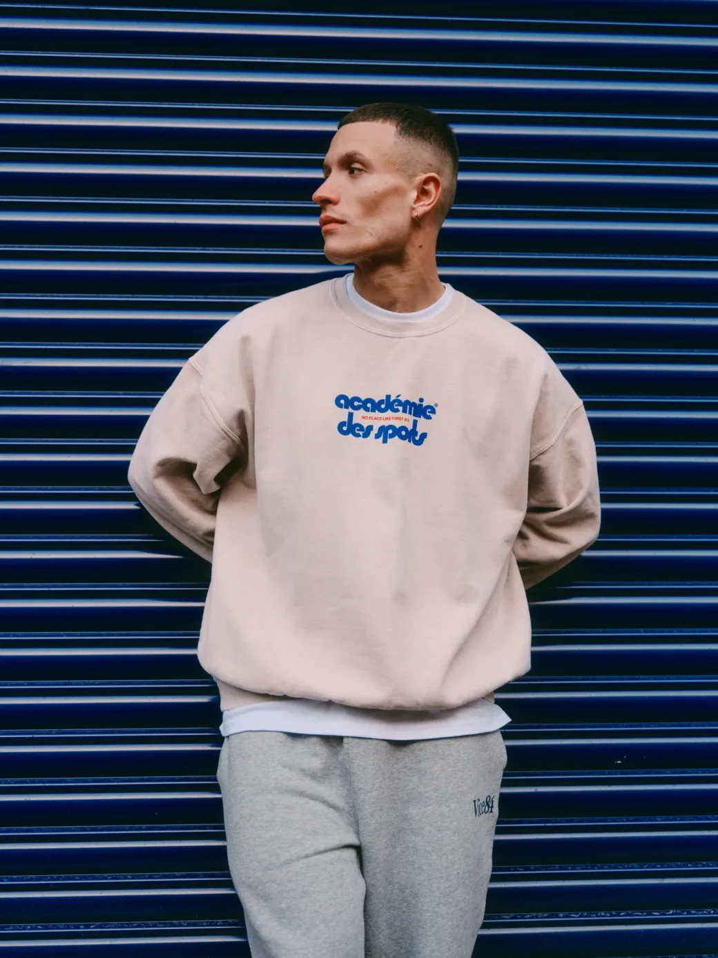 Vice 84 'Club Académie' Vintage Washed Sweater - Sand