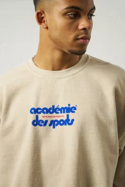 Vice 84 'Club Académie' Vintage Washed Sweater - Sand